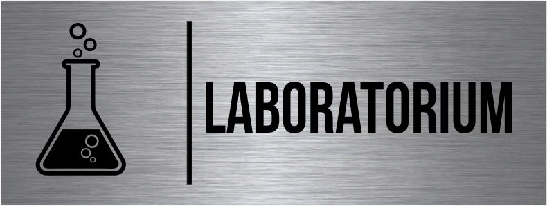 

Tabliczka Laboratorium Piktogram Aluminium