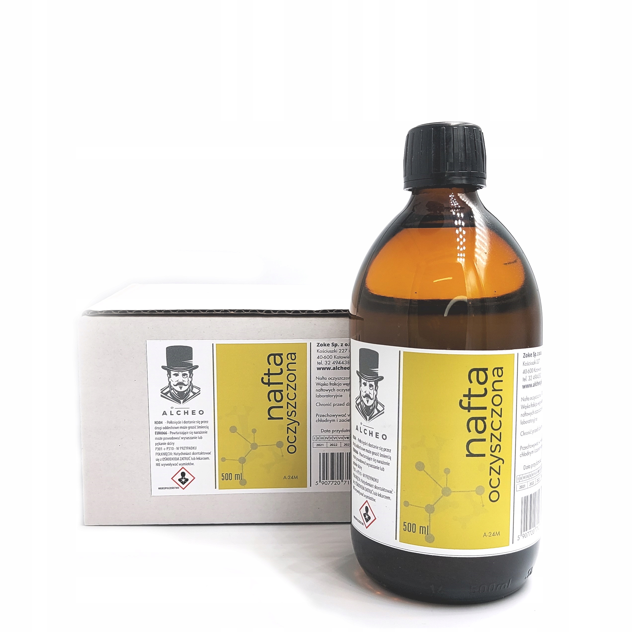 

Nafta - chemicznie oczyszczona. 500 ml. Dr Alcheo