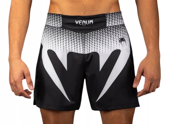 Venum Spodenki Mma Treningowe Fightshorts No Gi Black/White XL