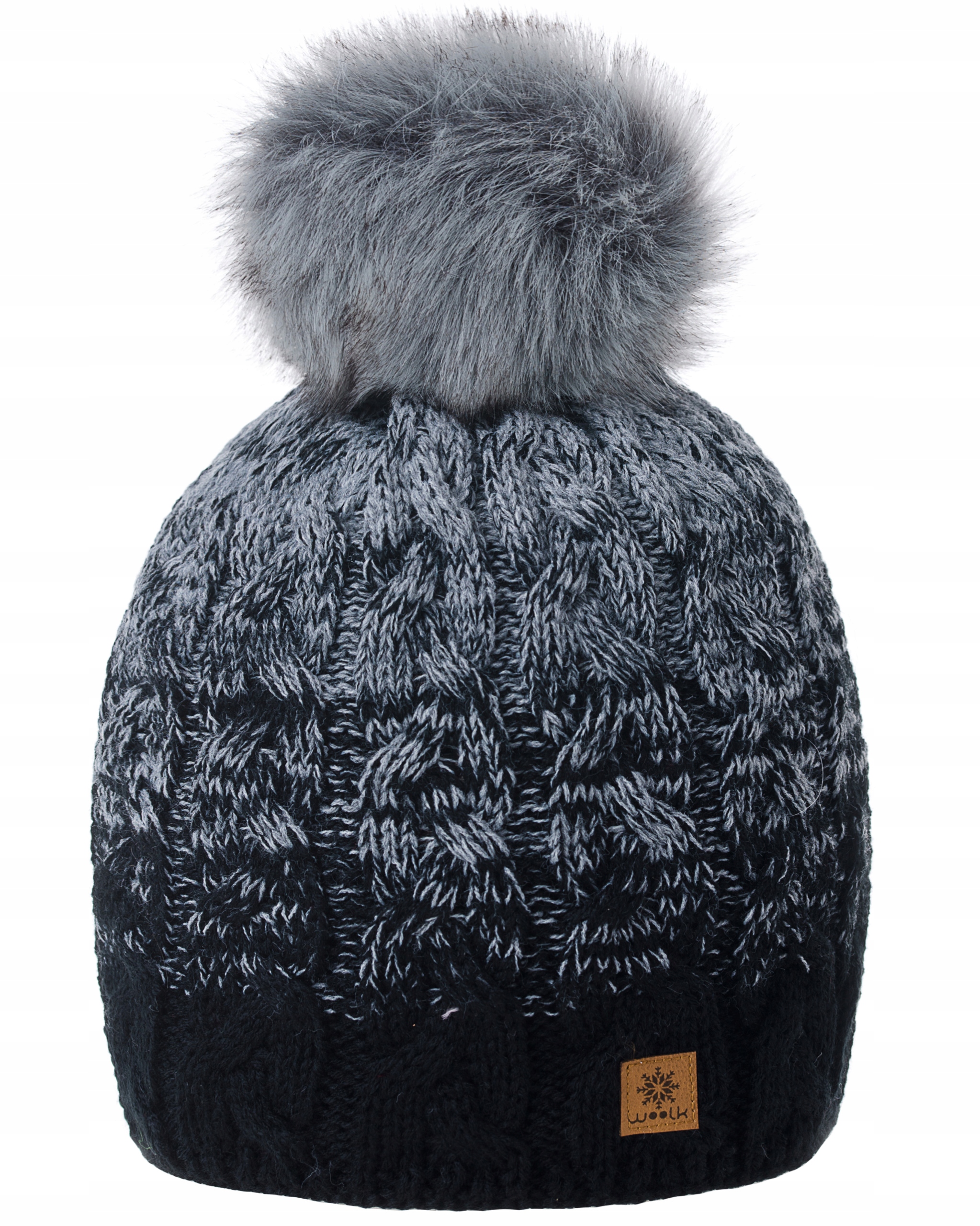 

Zimowa Czapka Ciepła pompon i polar Woolk Pola