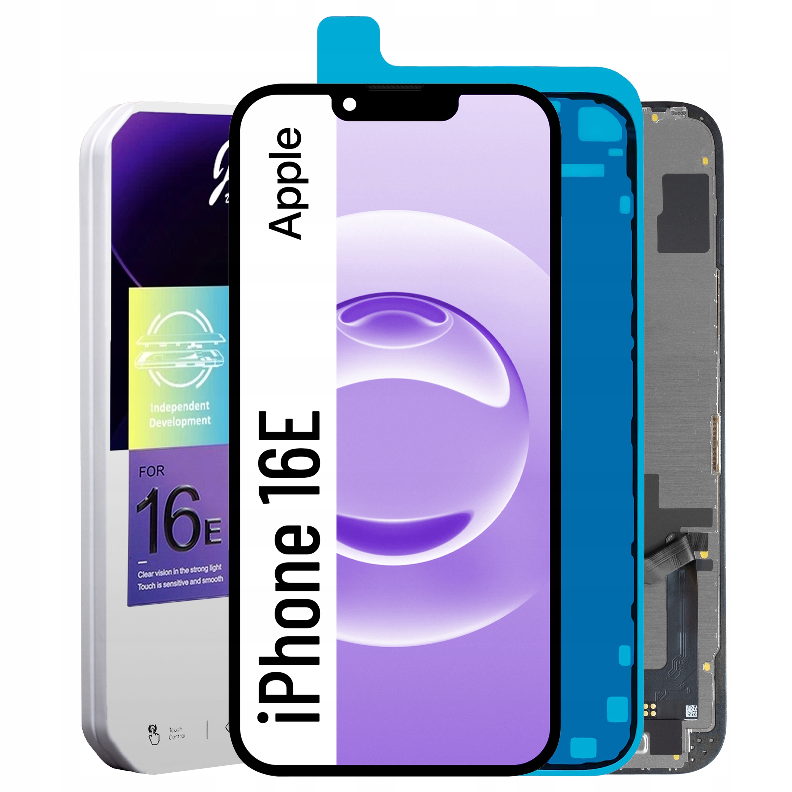 Displej pre iPhone 16e LCD displej Incell Jk A3409 Vymeniteľný čip Tesnenie