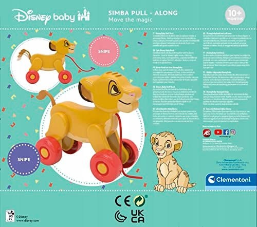 Clementoni 17815 Along Disney Simba Development & Activity, First Steps, An Płeć chłopcy dziewczynki