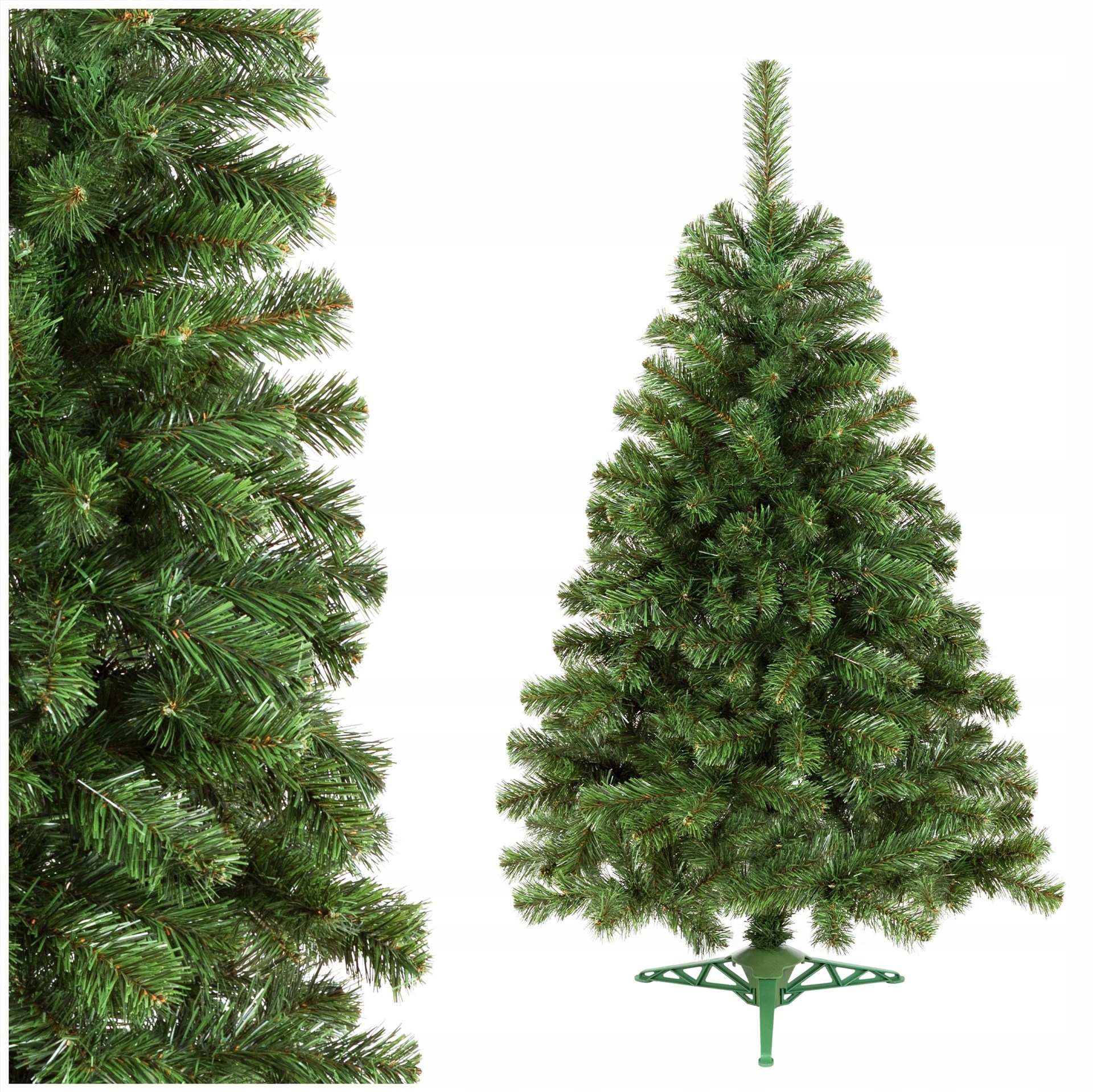 CHOINKA SZTUCZNA JODŁA ZIELONA GĘSTA 150cm STOJAK ŚWIERK SOSNA ŻYWA GRATIS Marka Springos