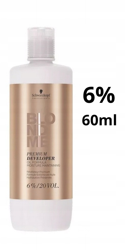 

Schwarzkopf Blondme utleniacz do farb 6% 60 ml