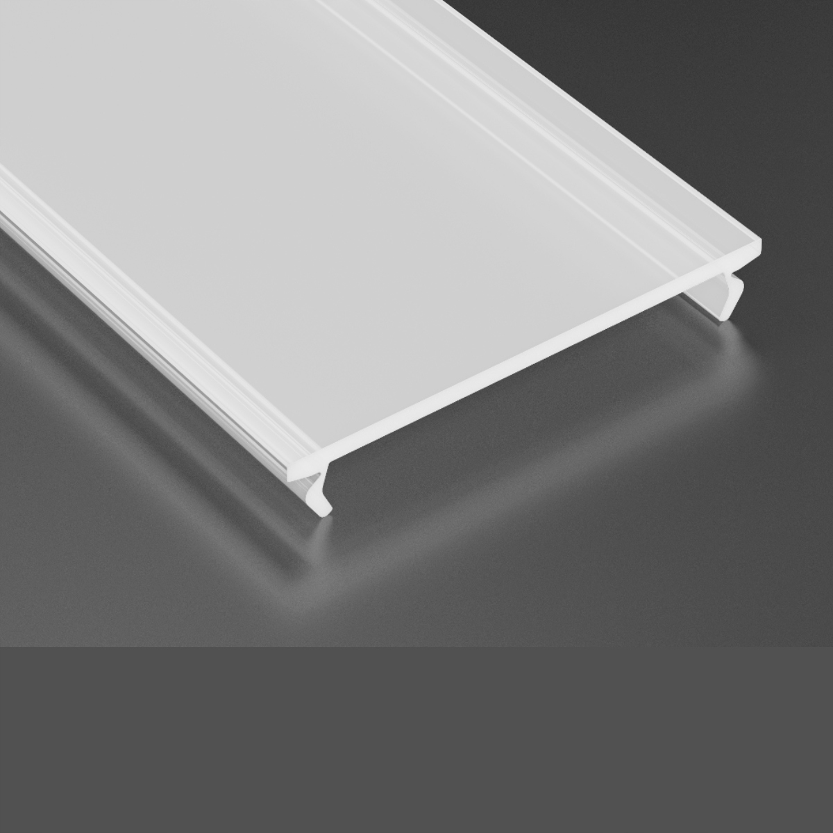 KLOSZ DO PROFILU LED WIDE PMMA 1M MLECZNY LUMINES Typ osłonka