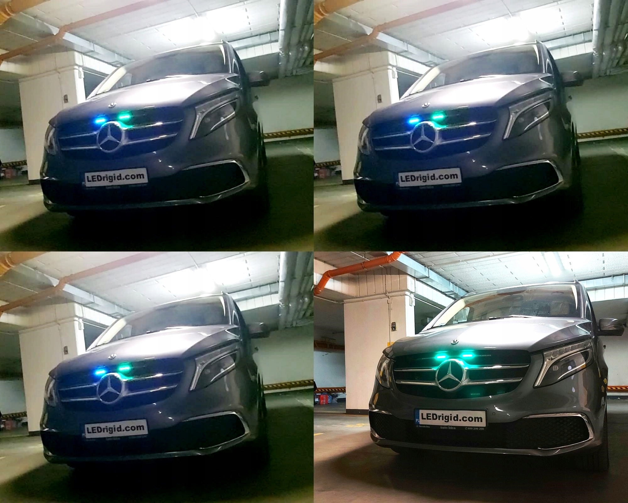 KNIGHT RIDER LED BAR CAR RGB stroboskop POLICYJNA Weight with packaging 1 kg