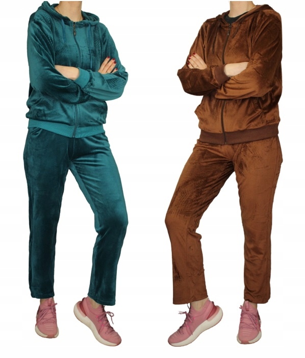 WELUROWY KOMPLET DRESOWY Z KAPTUREM ROZMIAR M