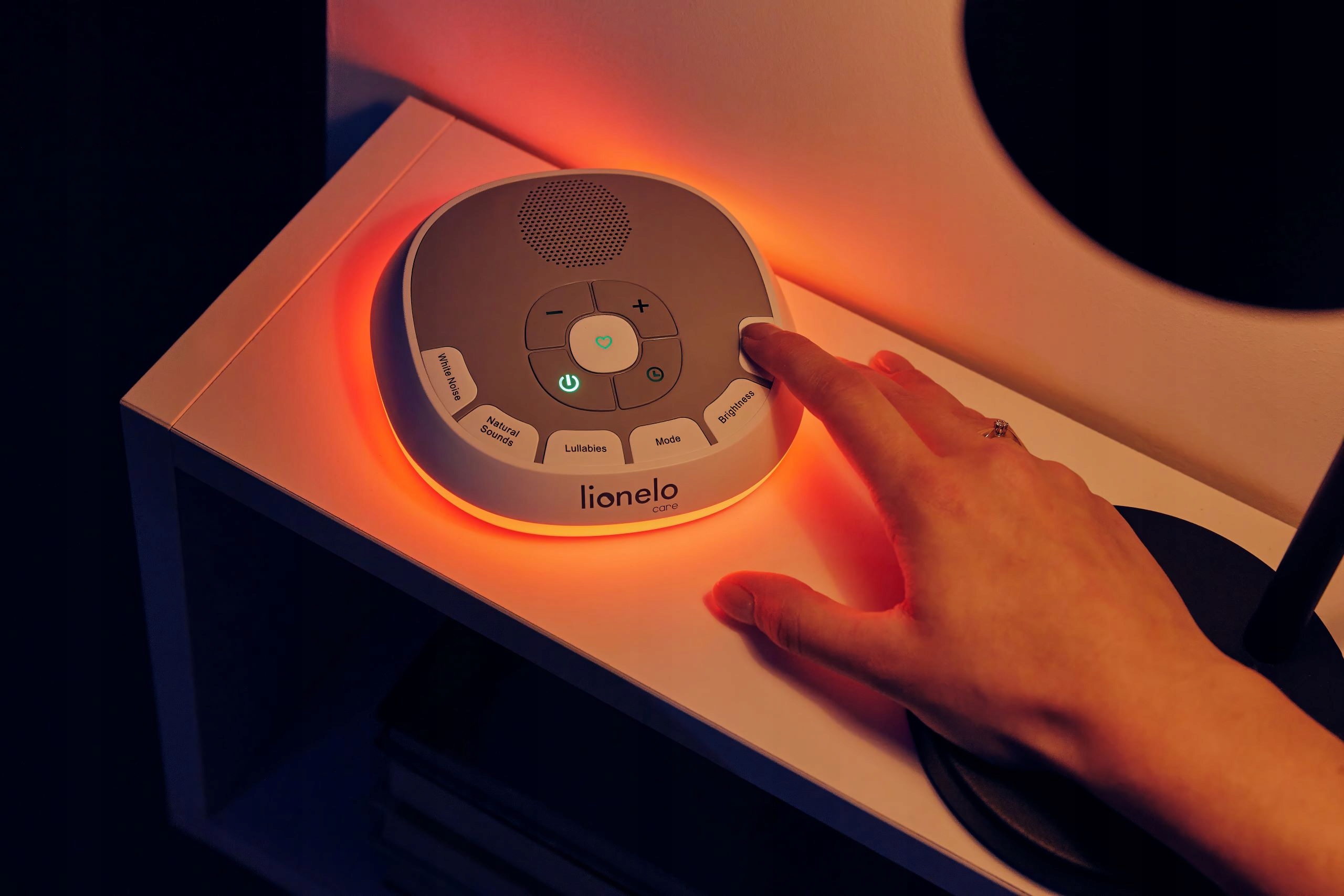 TRAVEL MUSIC BOX NIGHT LAMP SLEEP BOX RECORD HEARTBEAT lionelo BabyNap Eredeti csomagolás állapota
