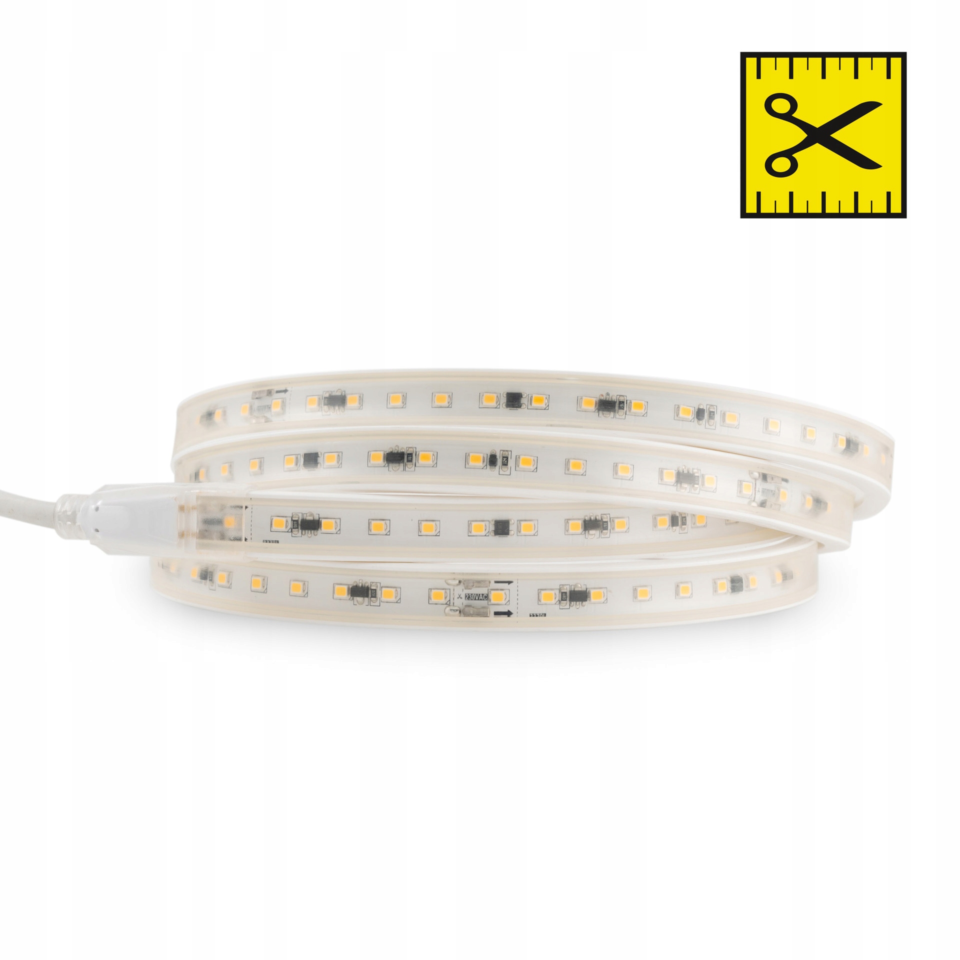 Led pásik Slc 230V Sieť 120 1MCL 16.5MM 8W 800LM 827 IP65