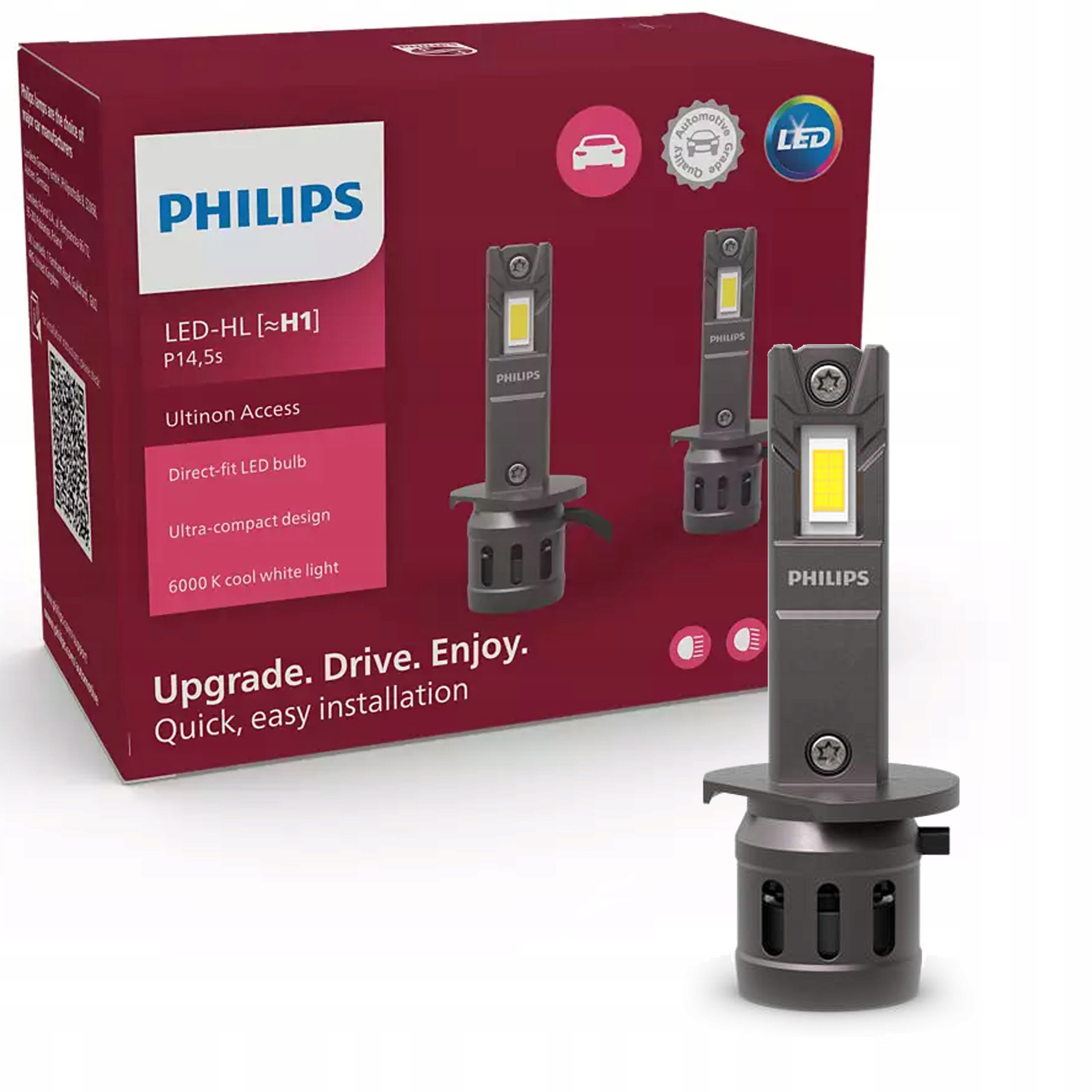 Philips Led žiarovky Ultinon Access UA2500 H1 12V
