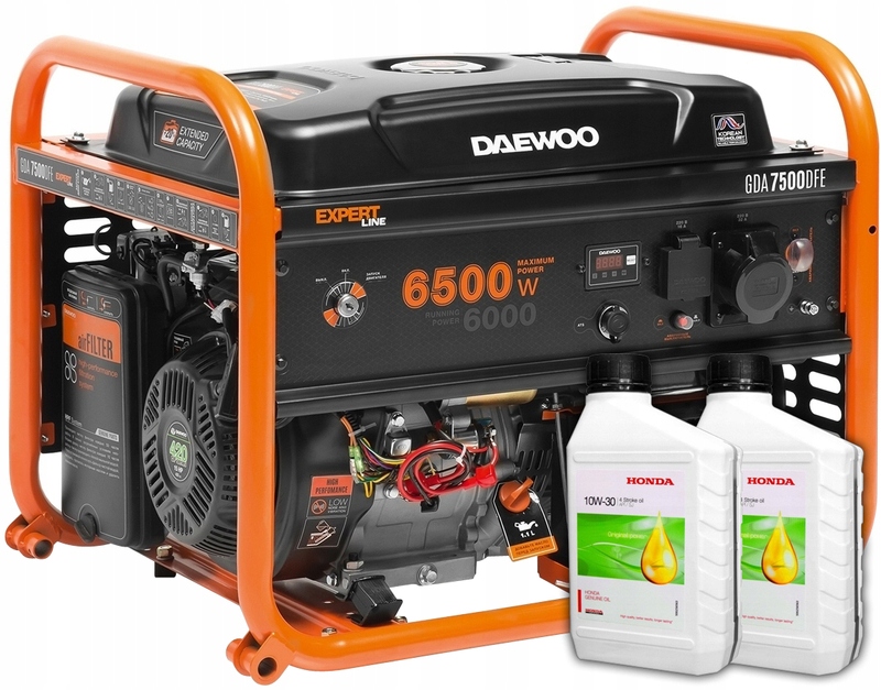 GENERATOR DE PUTERE 6500W GAZ DAEWOO GDA7500DFE