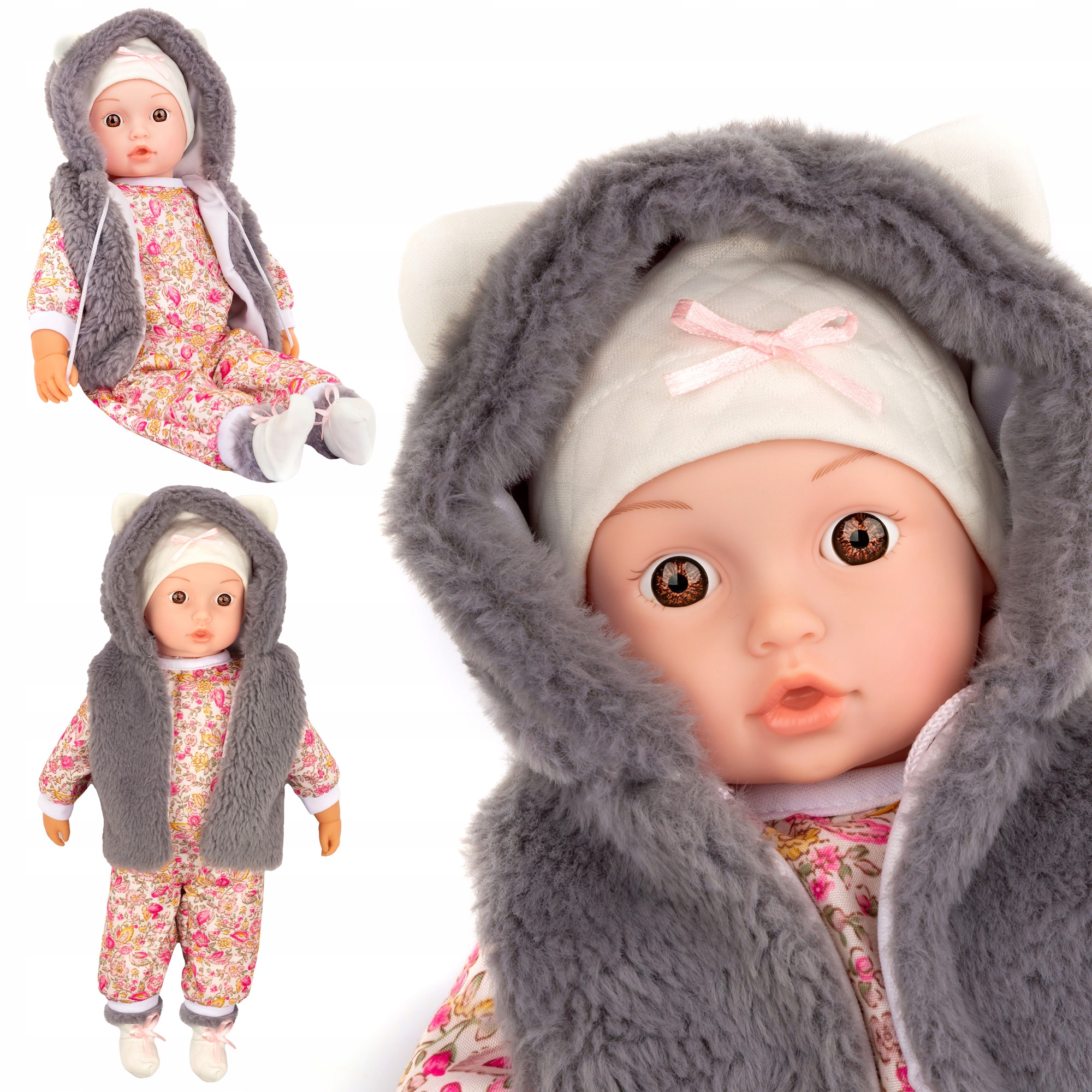 

Duża Lalka Bobas Interaktywna Mówi Kinderplay