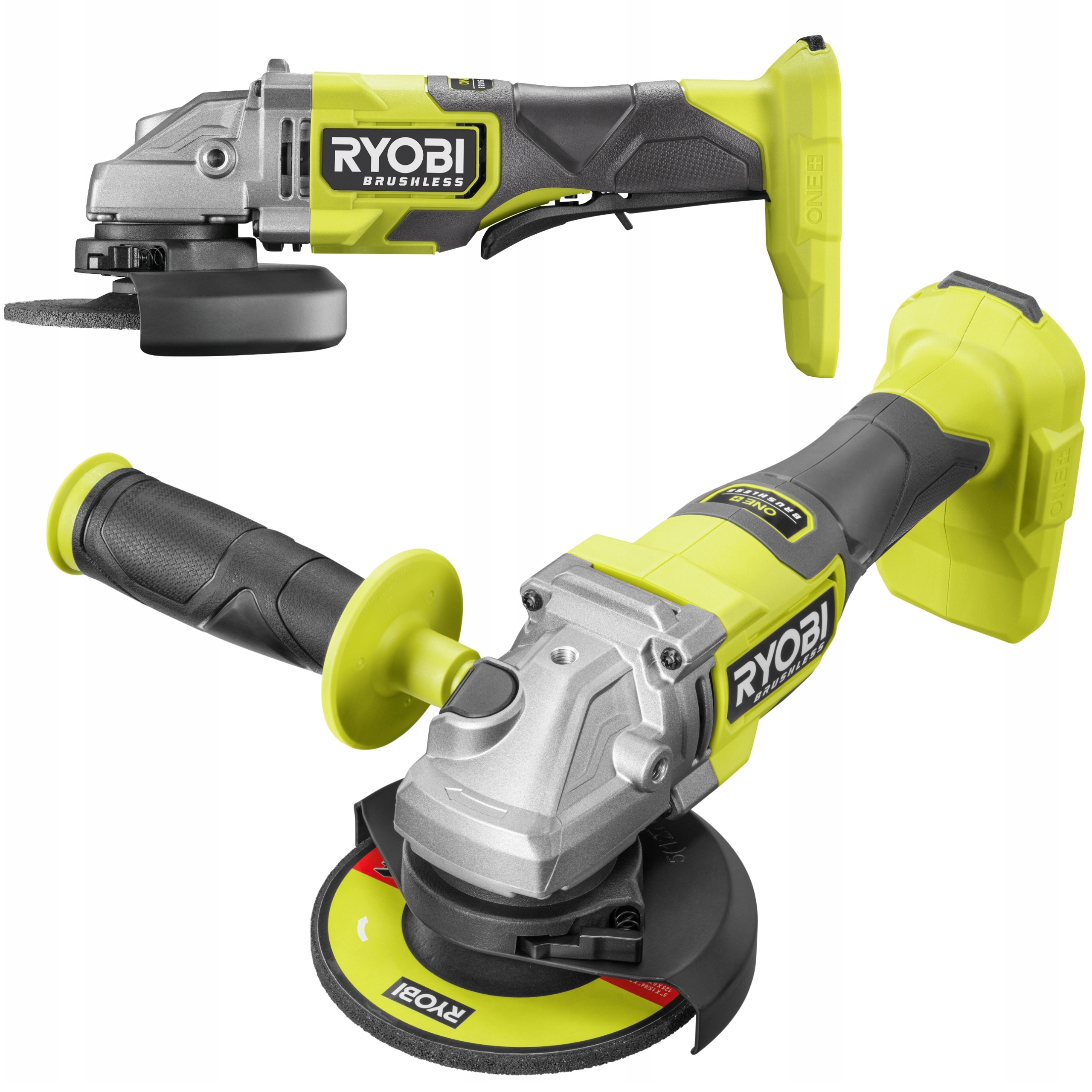 Ryobi Úhlová Bruska 125 mm Bezkartáčová Akumulátorová 18V RAG18BL-0