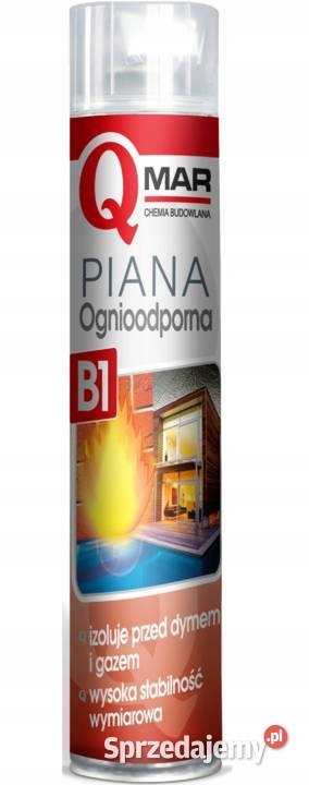 

Qmar piana ogniówka B1 ognioodporna Ppoż niepalna
