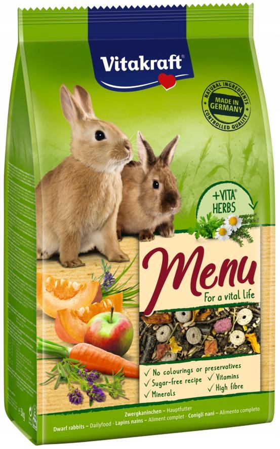 Vitakraft Menu Vital krmivo pro králíky 3 kg