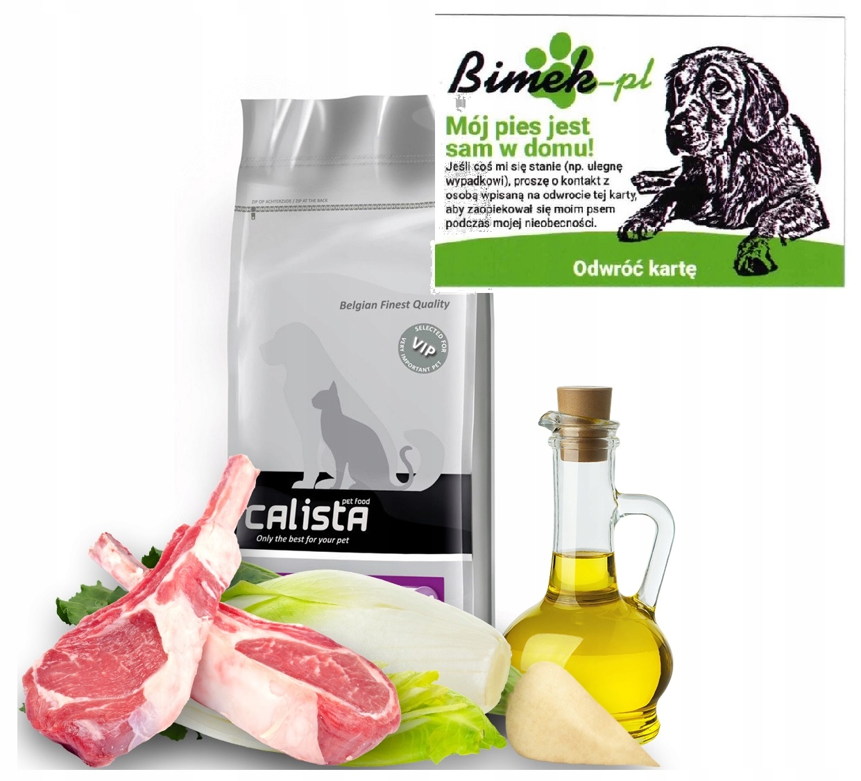 Calista Adult Dog Lamb 12kg karma dla psów wizytówka "mój pies"