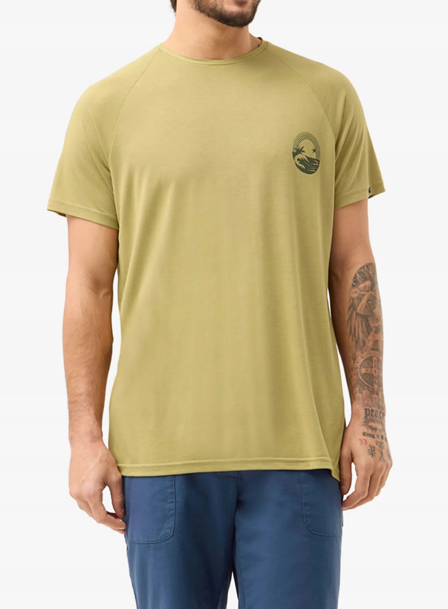 Koszulka Flov Powell olive/olive M