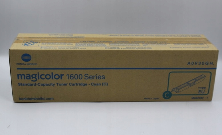Minolta 1600 A0V30GH toner cyan originál