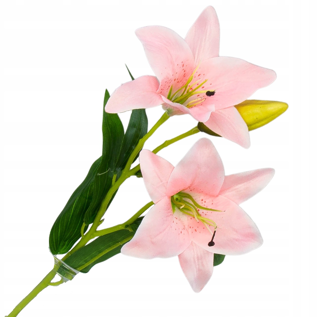 

[w0549] Gałązka lilia satynowa 50cm różowa