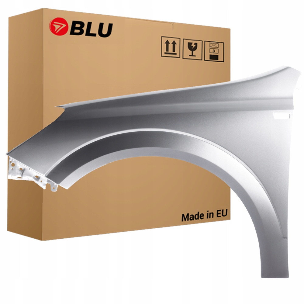 Blu Blatník Opel Astra H 3 III Z157 levý stříbrný 04-14 přední StarSilber