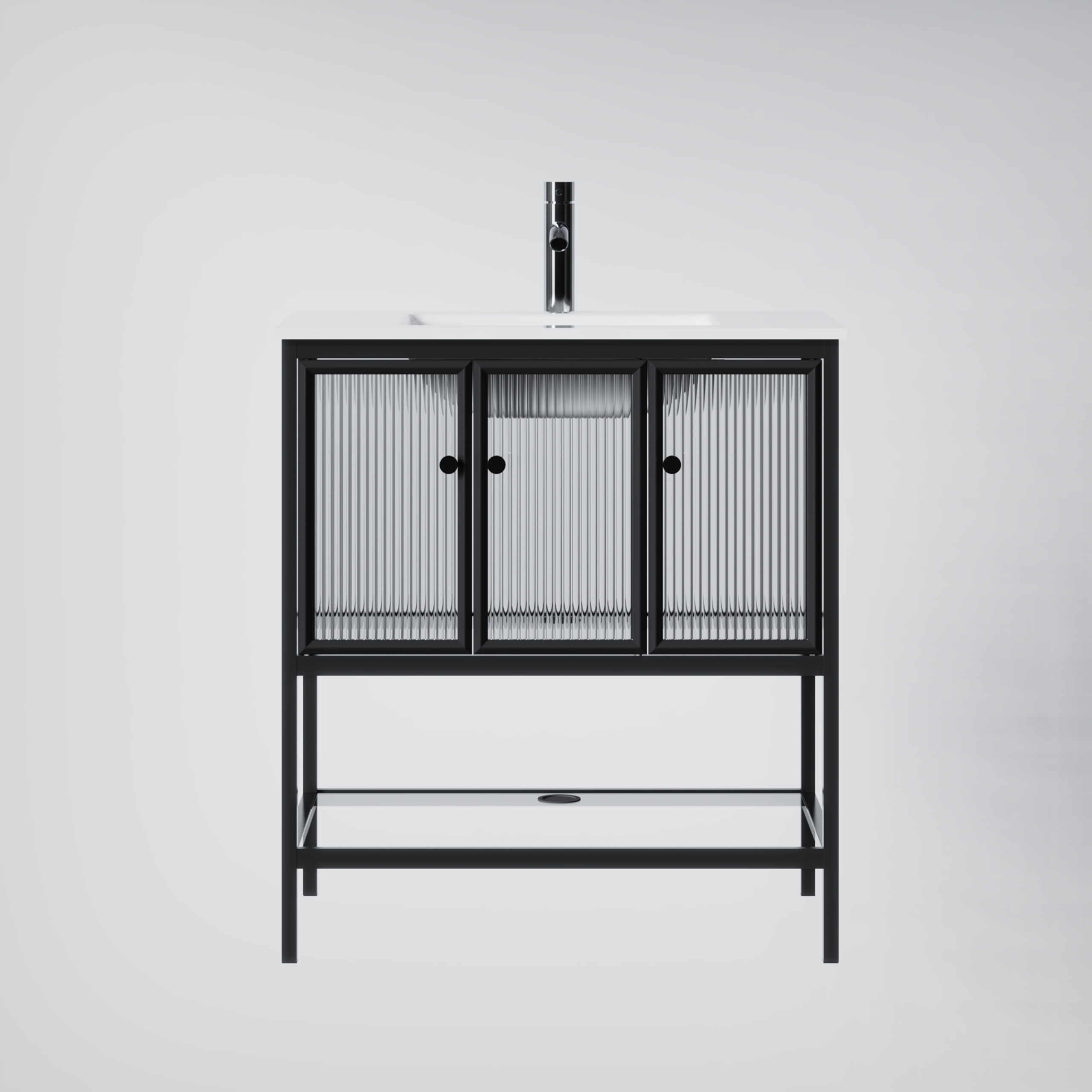 Szafka łazienkowa stojąca 76 z umywalką nablatową industrialna Kastylia