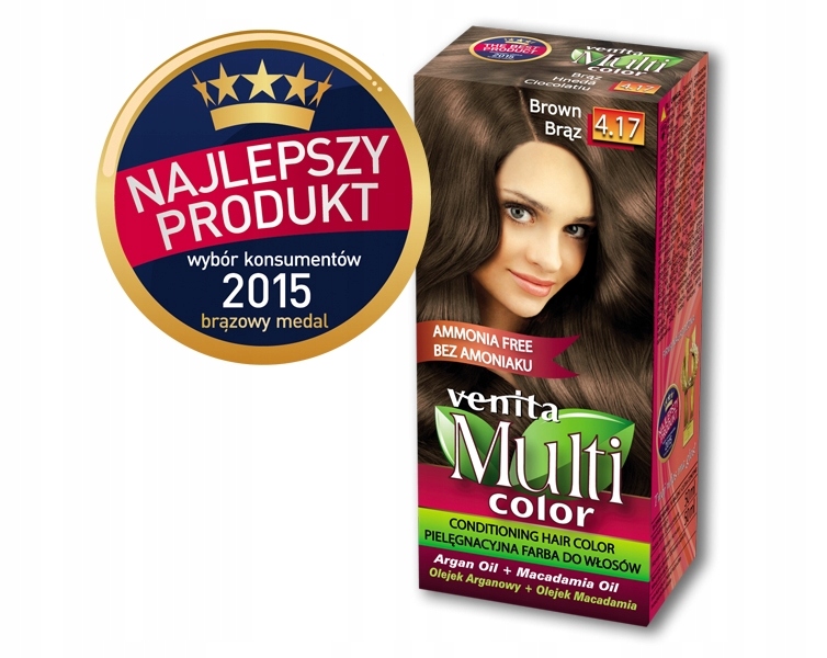 

Venita Multi Color bez amoniaku 4.17 Brąz