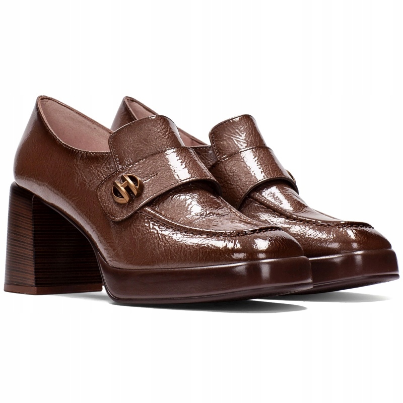 Dámské polobotky na podpatku Hispanitas HI254229 ROCK-I25 Avellana VEL..37