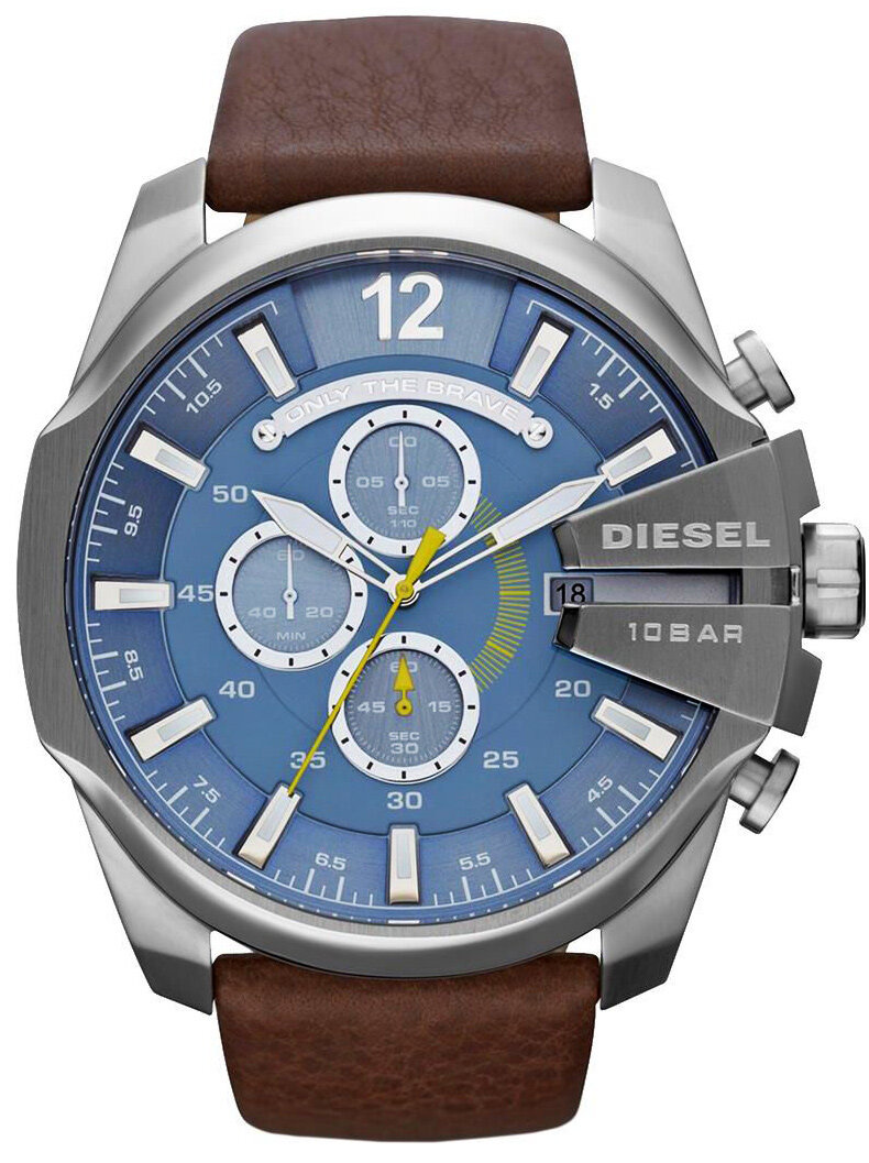 Zegarek Męski Diesel DZ4281 Brązowy Datownik Chronograf 100M Dla Chłopaka