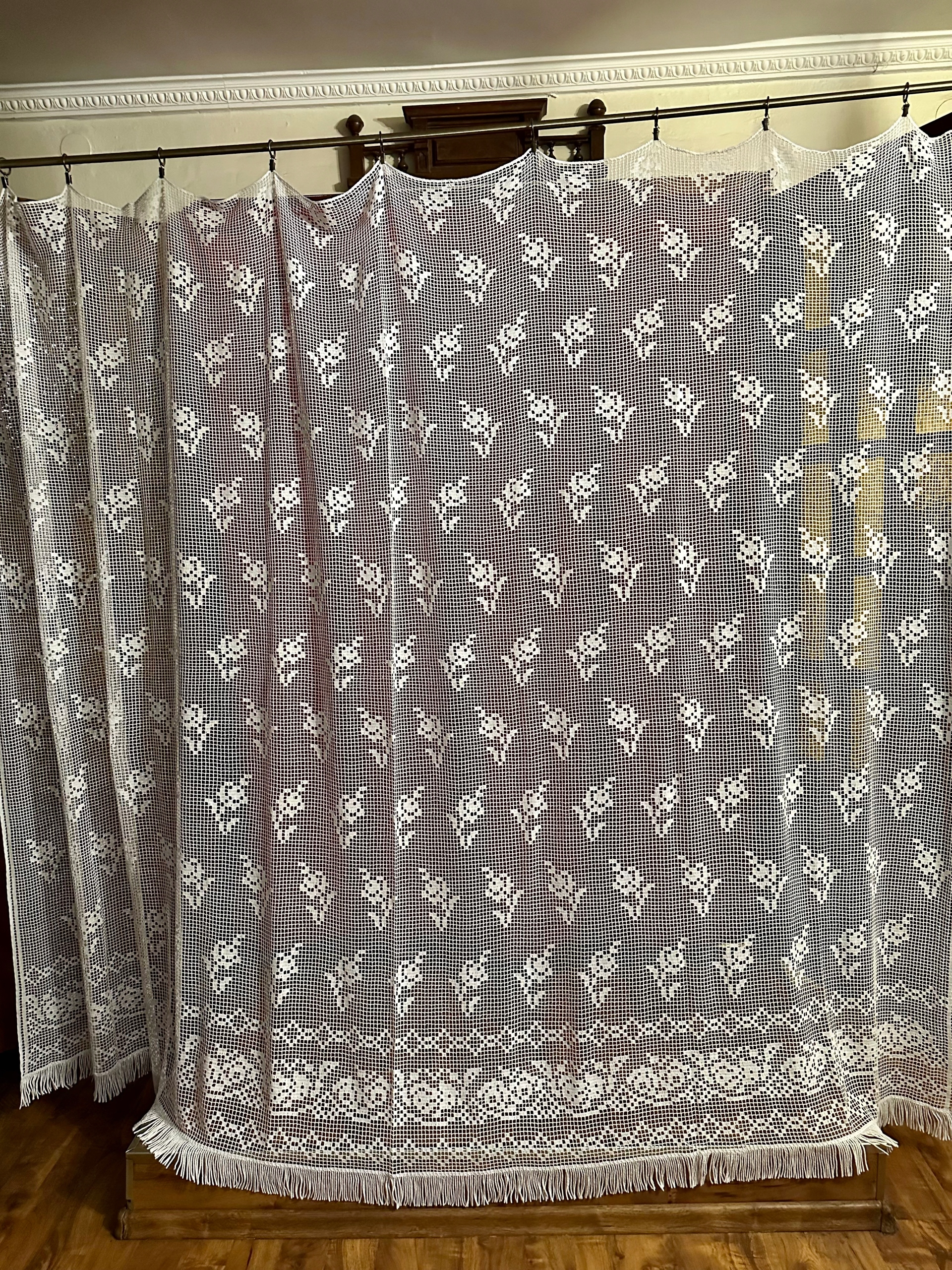 SZYDEŁKOWA FIRANKA 270X215