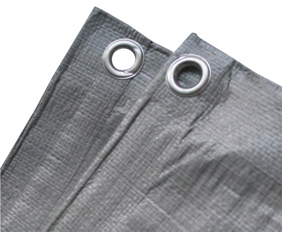 PLANDEKA OCHRONNA PŁACHTA SREBRNA 5x15m MEGA GRUBA SOLIDNA Stan opakowania oryginalne