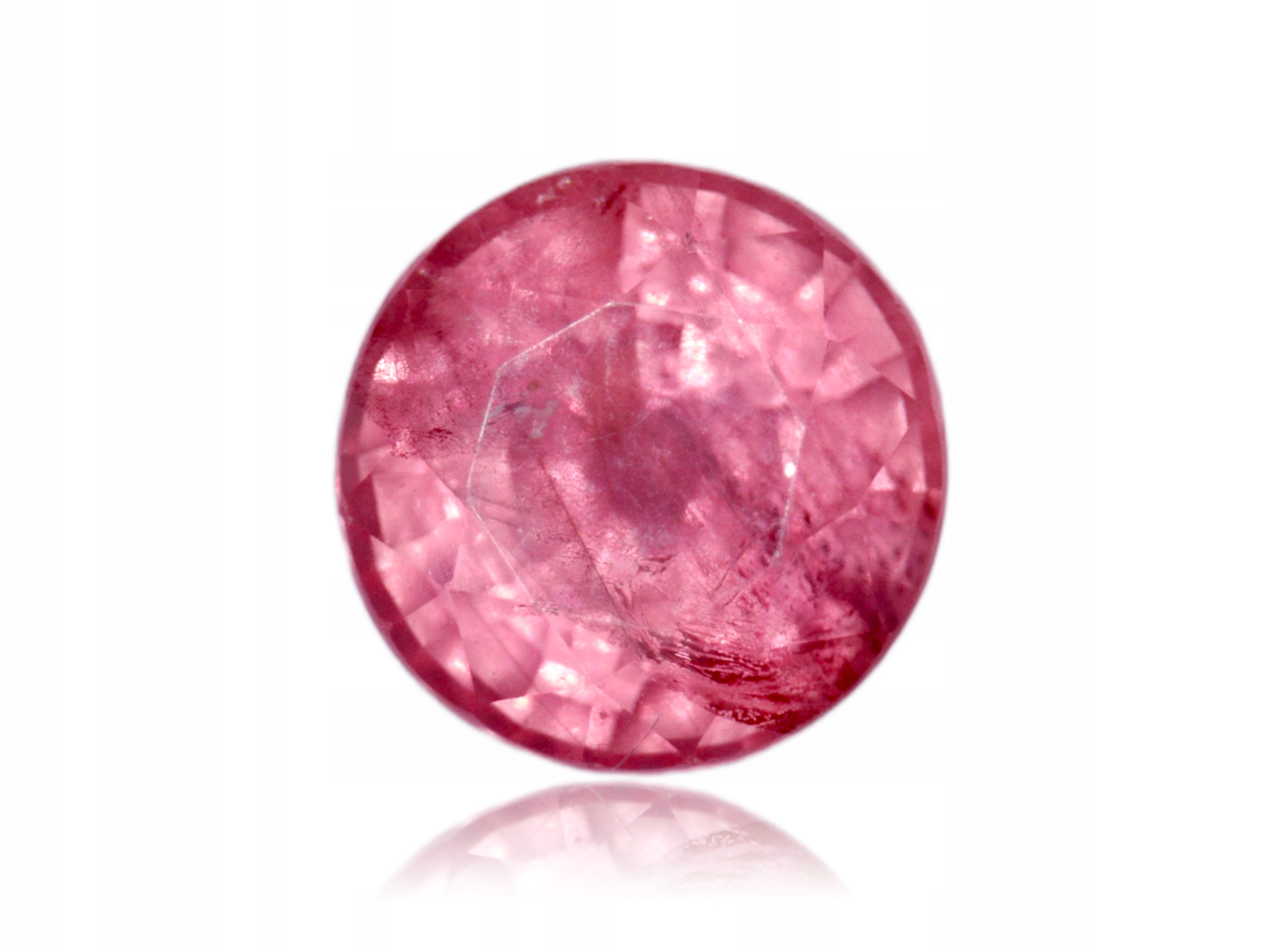 Safír 0.34ct Růžový Kulatý eCertifikát Wbd