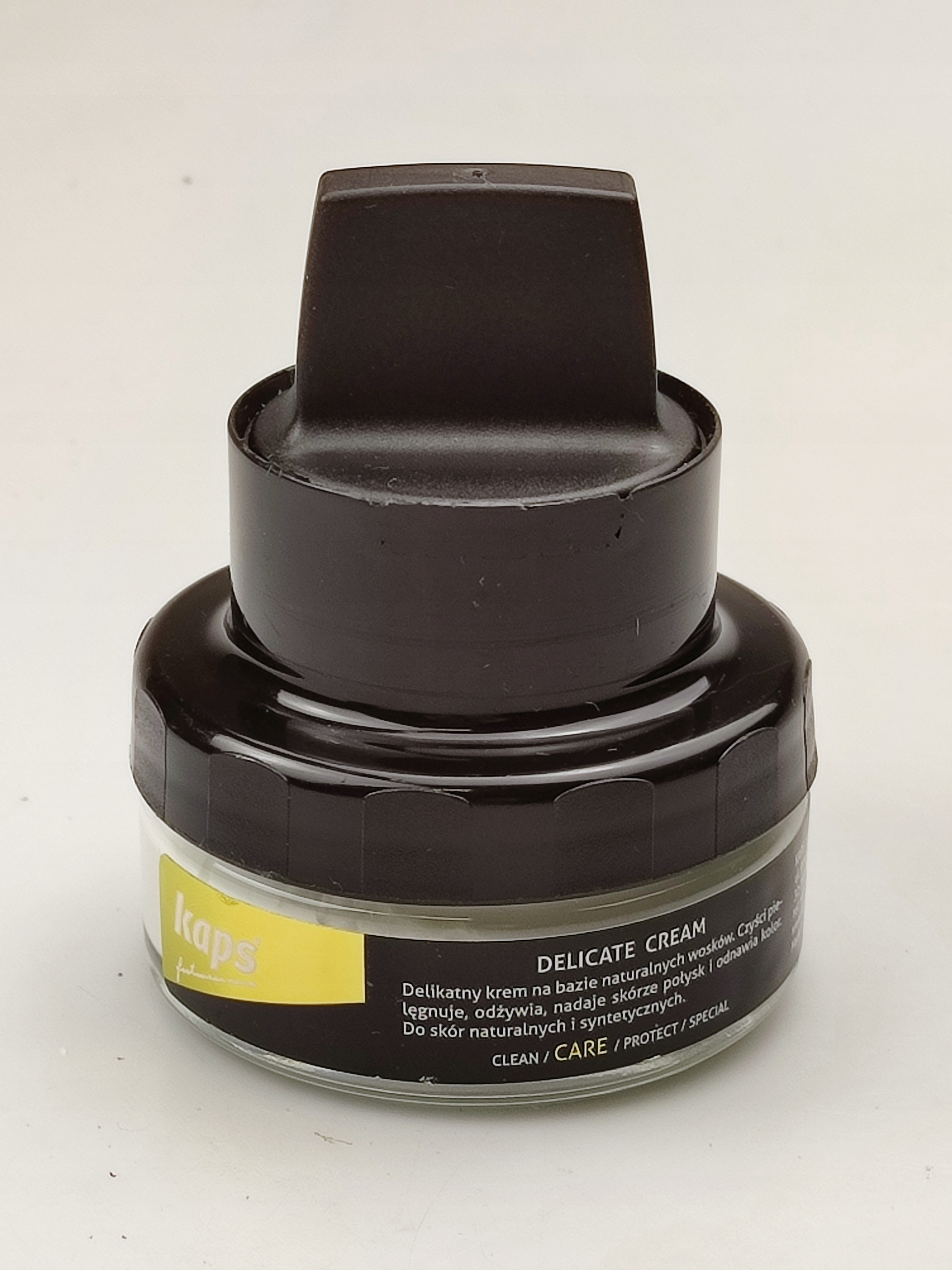 Pasta krem woskowy z gąbką do butów kolor biały 101 Kod producenta pasta krem Kaps