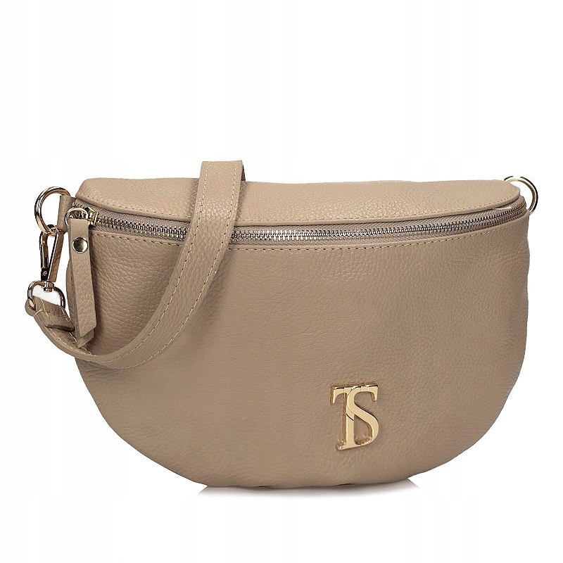 Módní stylová ledvinka Sáček Toscanio F202 béžová D05