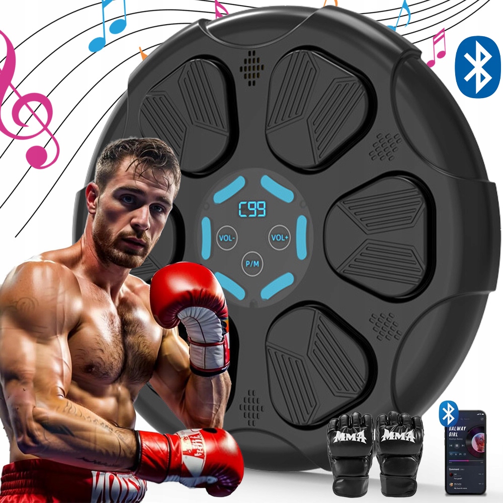 Hudební Boxovací Stroj Pro Děti S Tréninkovou Led Boxovací Stěnou