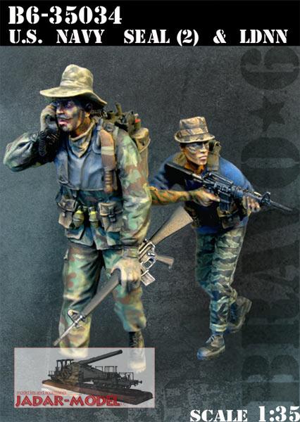 Bravo 6 35034 1/35 Us Navy Seal & Ldnn, Vietnam 68