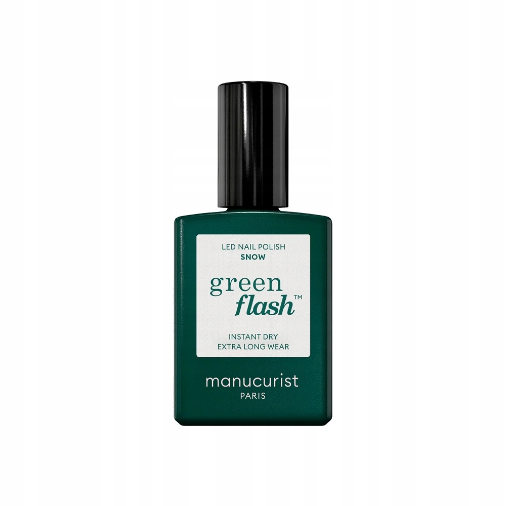 Manucurist Green Flash Led Gel Nail Lacquer Lak Na Nehty Snow 15 ml