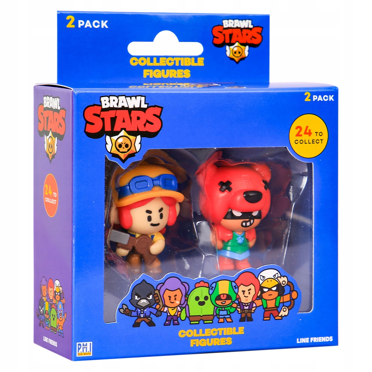 BRAWL STARS ZESTAW 12 FIGUREK 4,5 CM Minimalny wiek dziecka 8