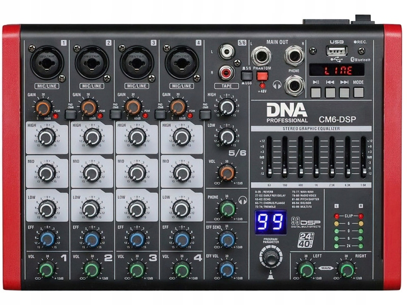 Mikser audio Dna CM6-DSP