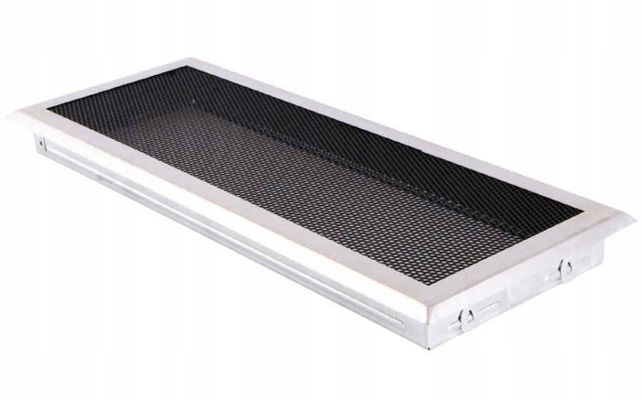 Krbová mriežka 16x45 cm chróm matný