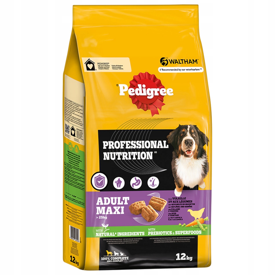 Krmivo Pedigree Professional Zelenina s drůbeží 12 kg