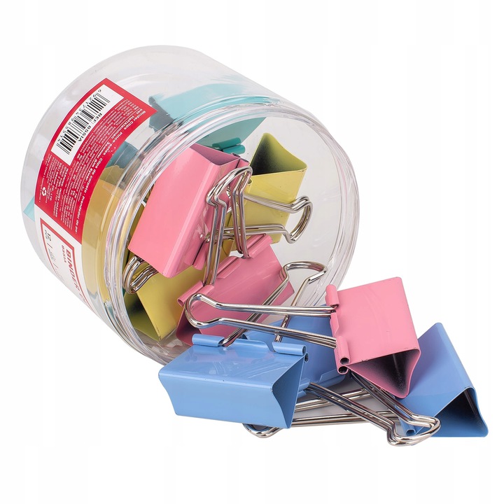 

Klips Do Akt 50MM Deli 8551A MIX Kolorów 12 Sztuk