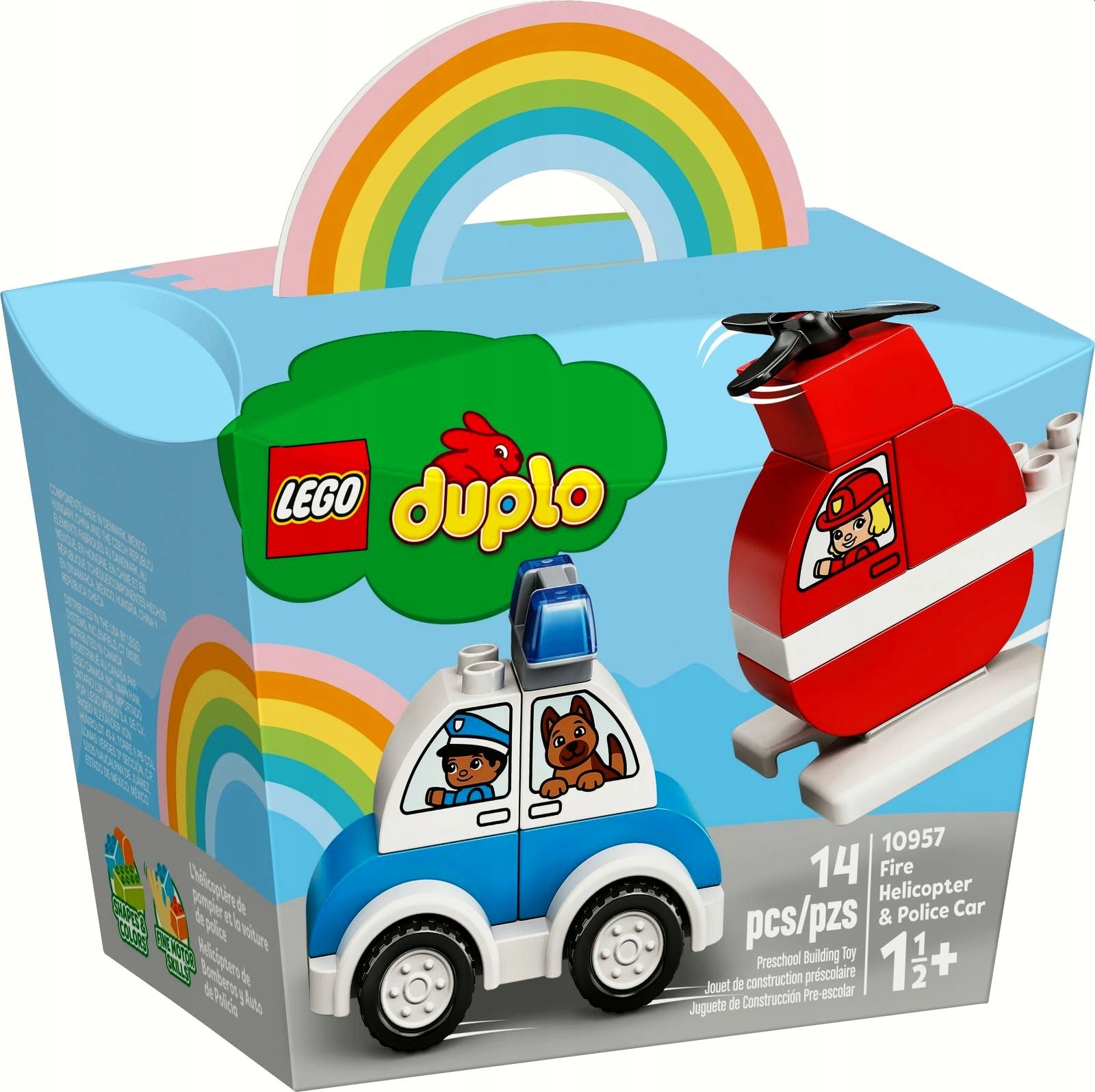 

Lego Duplo 10957 Helikopter i radiowóz Klocki Nowe