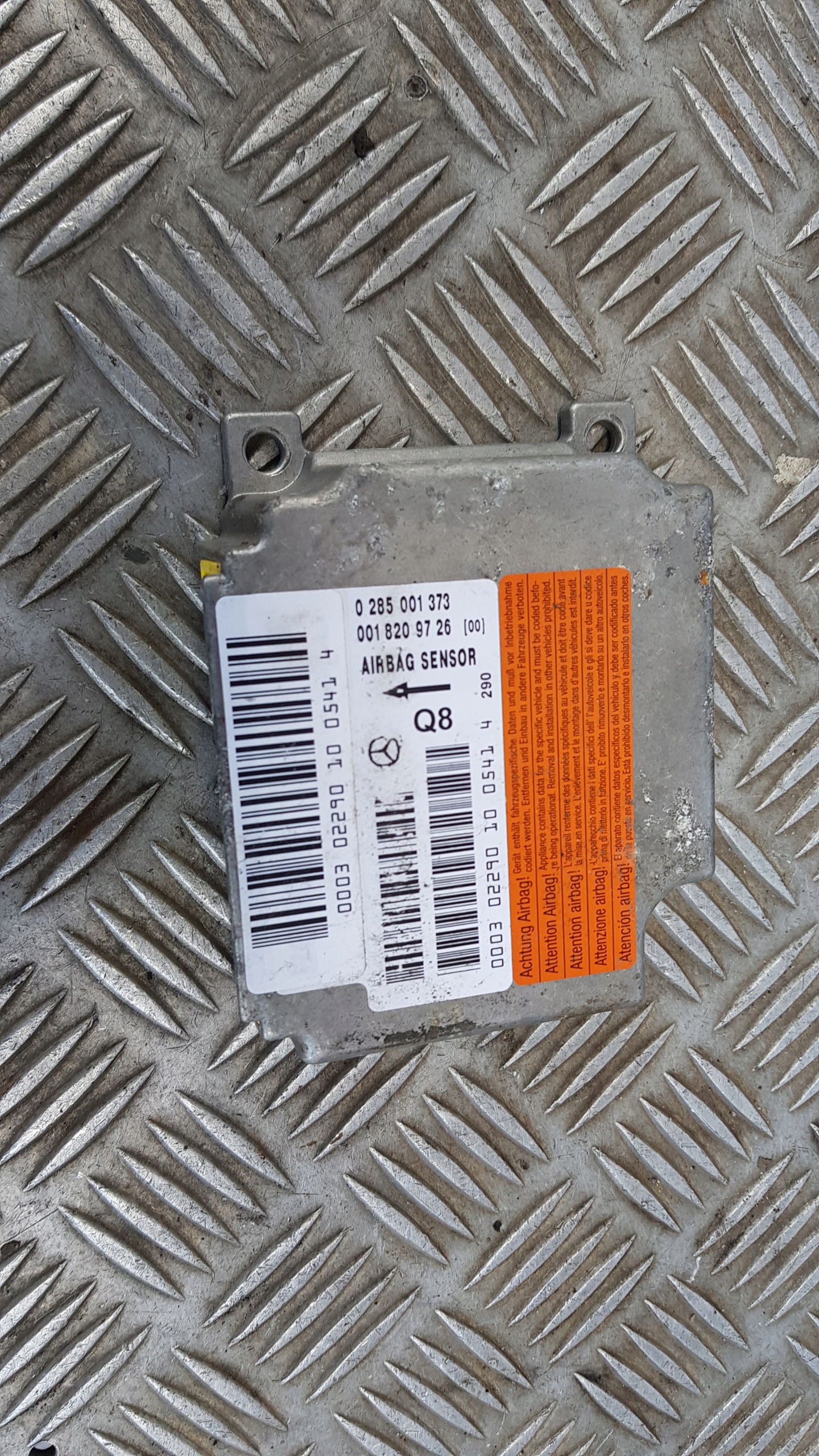 MERCEDES W203 module SENSOR airbag 0285001373
