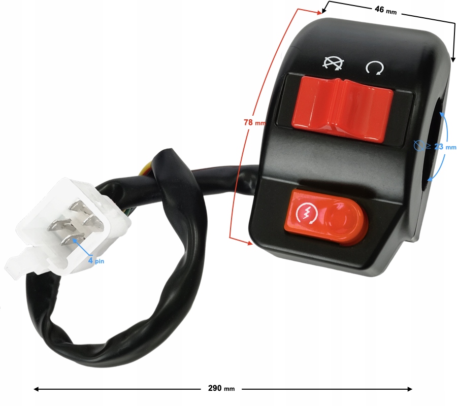 PRZEŁĄCZNIK ZESPOLONY PRAWY DO SKUTERA 21 2