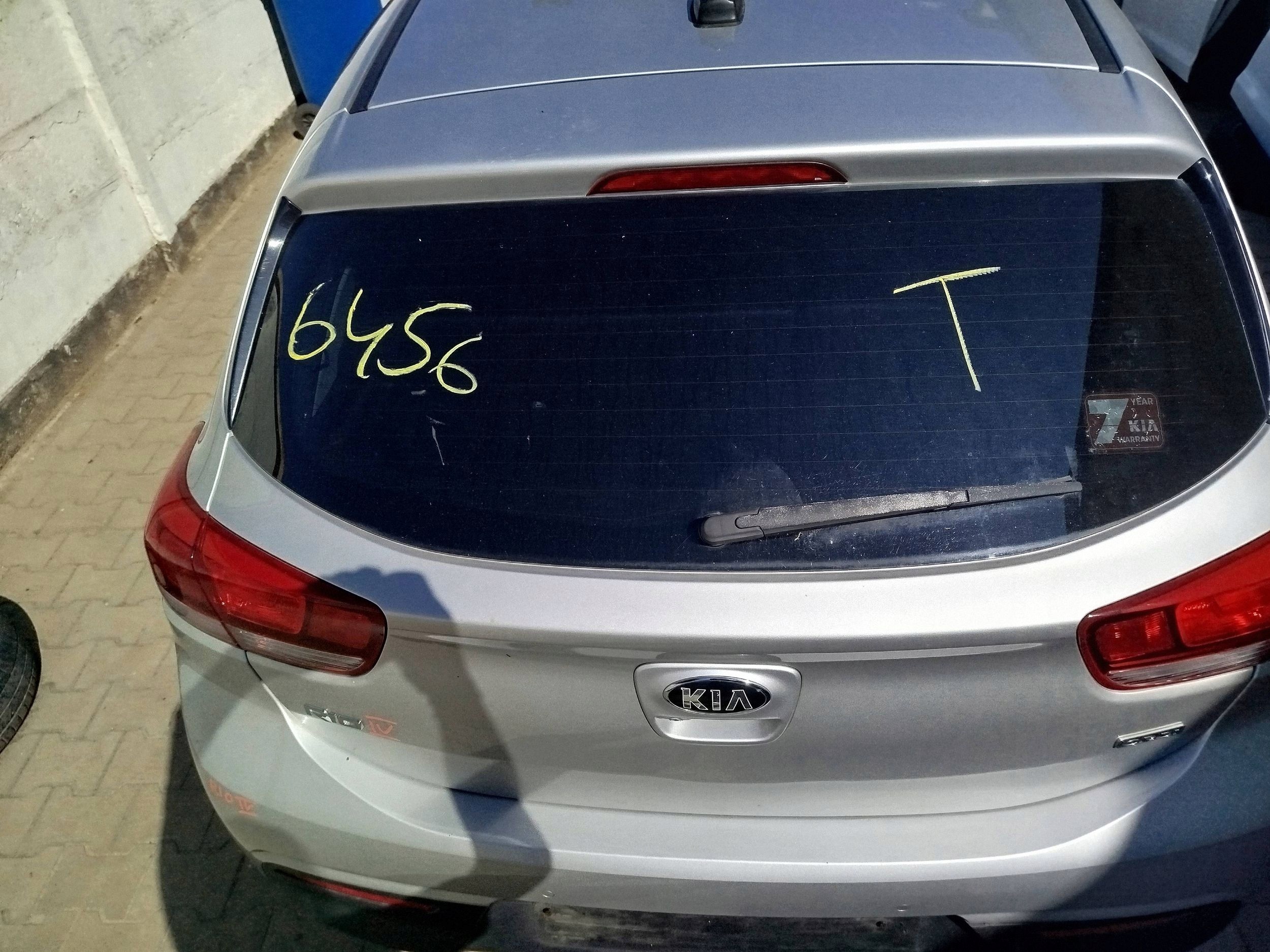 KIA RIO IV boot door rear complete boot KAMERA 2017