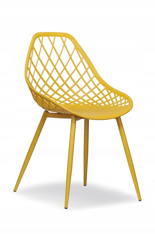 MODNE KRZESŁO CHICO żółty - taras balkon ogród EAN (GTIN) 5904858990122