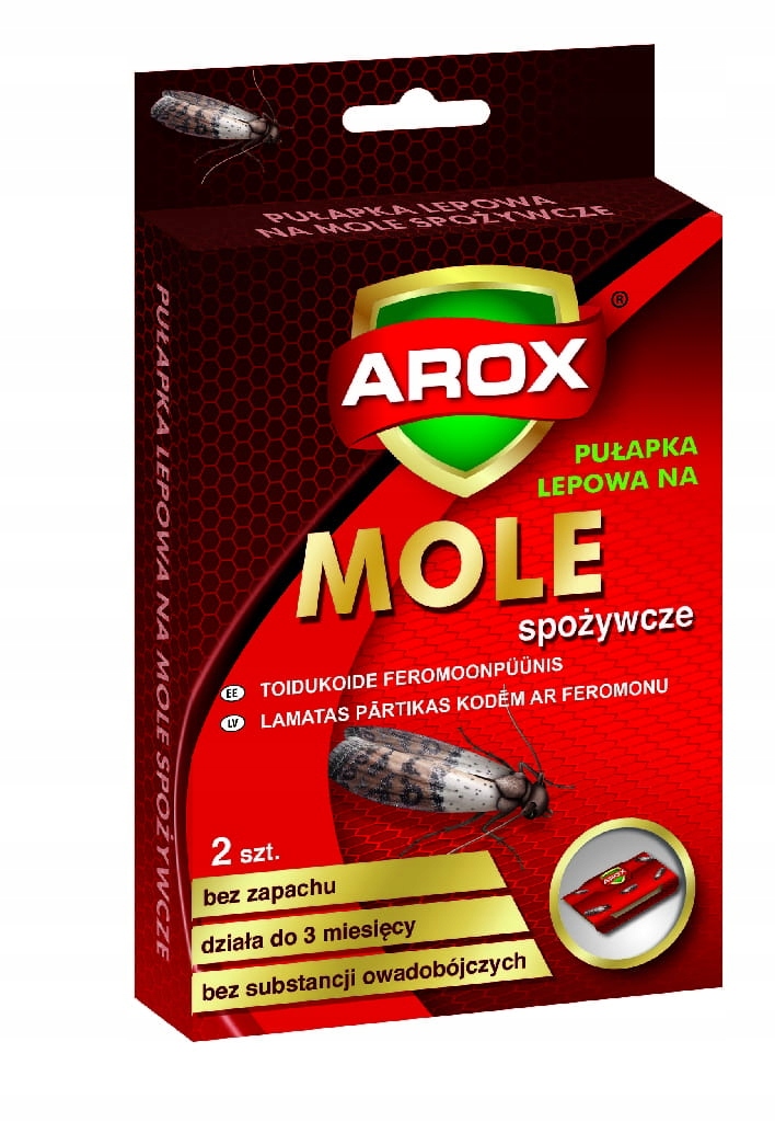

Pułapka na Mole Spożywcze 2szt /Arox/działa 3 m-ce