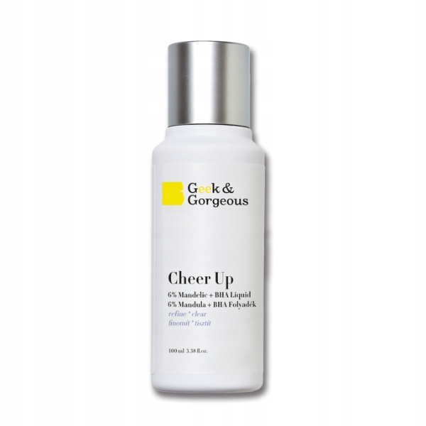 Geek & Gorgeous tonik kwasowy do twarzy 6% kwas migdałowy Bha, 100 ml