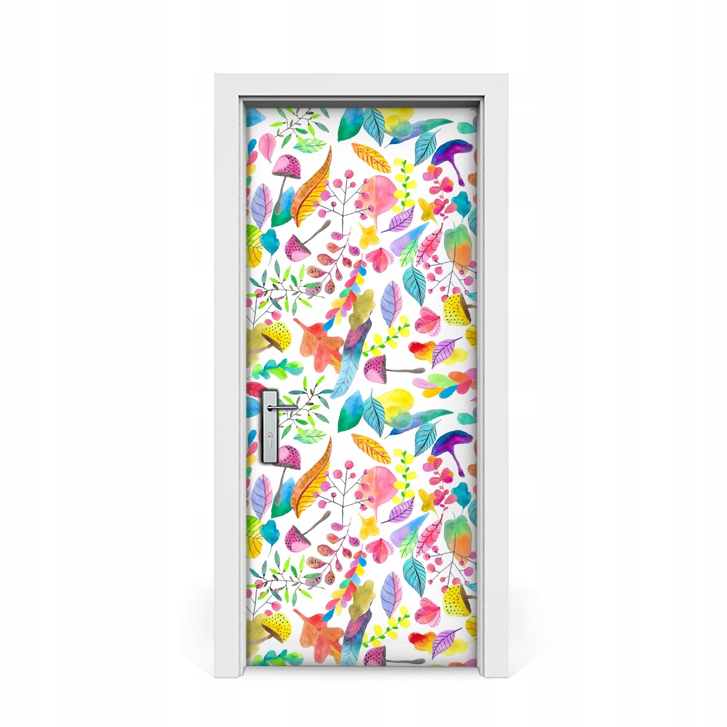 

Naklejka na drzwi Grzyby Jesienne Kolory 85x205