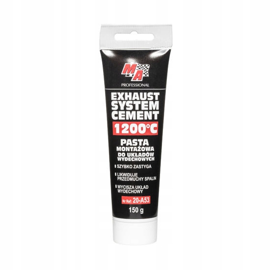 

Ma pasta montażowa cement do tłumików 1200C 150g